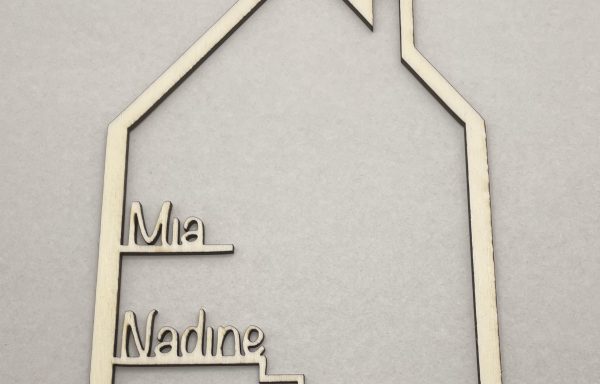 Türschild aus Holz