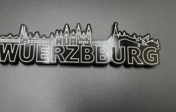 Würzburg Skyline aus Acryl